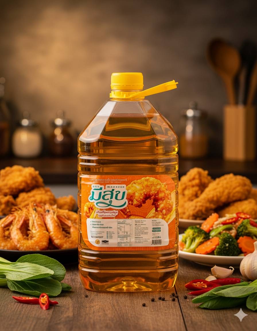 น้ำมันปาล์มมีสุข 5 ลิตร 