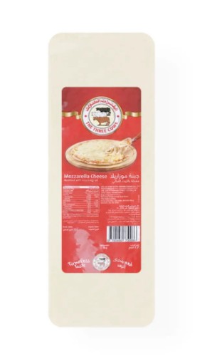 The three cows Mozzarella cheese shredded