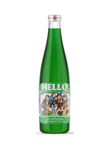 น้ำหวาน Hello Boy กลิ่นครีมโซดา 710 ml.